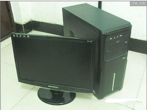 19寸液晶显示器高配双核台式机便宜卖了-组装